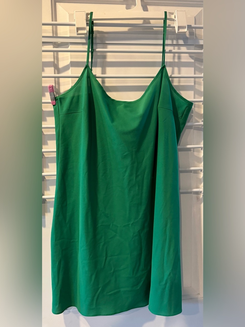 DKNY Emerald Green Strapless Slip Dress